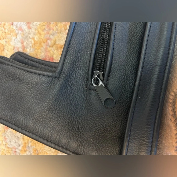 Vintage Leather Floral embossed Boho Western Shoulder Bag purse - Picture 8 of 8